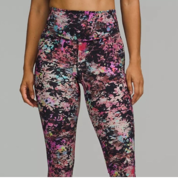 Lululemon Floral High-Waisted Leggings - Picture 1 of 4